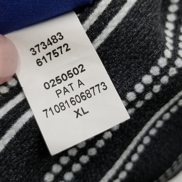 APT 9 Jumpsuit Wide Leg Surplice Wrap Tie Front Long Sleeve Black & White - XL - Picture 11 of 12